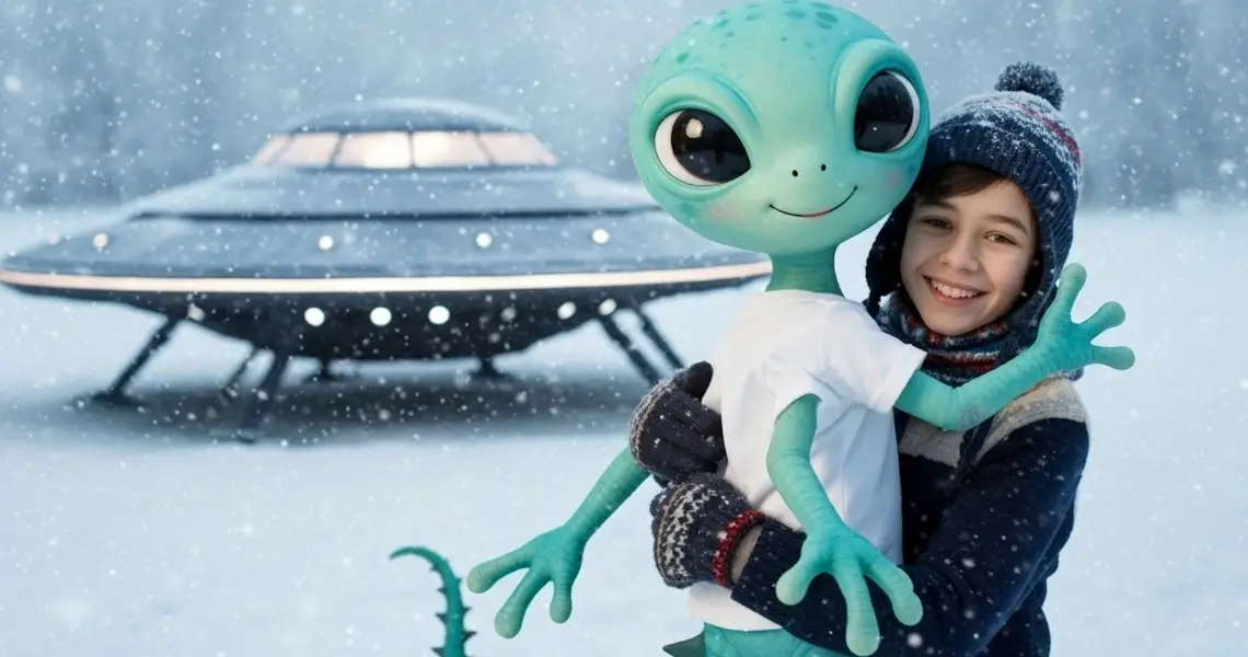 Max und der kleine Alien